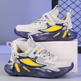 thumbnail image 4 of MIASHUI Chaussures de Course pour Enfants Garçons Filles, Chaussures de Jogging Décontractées pour le Gym, Gris, 10-10,5 Ans, 4 of 9