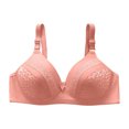 thumbnail image 1 of B91xZ Women's Comfort Wireless Bra Soft Touch Breathe Bralette,Watermelon Red C, 1 of 3