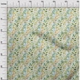 thumbnail image 3 of oneOone Cotton Poplin White Fabric Florals Sewing Material Print Fabric By The Yard 42 Inch Wide, 3 of 4