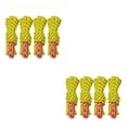 thumbnail image 4 of Thinsony 4 Pieces Tent Rope Hiking Wire Camping Supplies Multicolored Multifunctional Outdoor Lanyard Reflective Practical Safety Yellow 2Set, 4 of 6