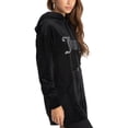 thumbnail image 3 of Juicy Couture Womens Embellished Oversized Hoodie, Black/S, 3 of 9