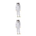 thumbnail image 2 of Ruiboury Durable And Essential Gear Beekeeping Suit Lightweight And Universal Easy To Ventilated Jacket For Beekeeper white L 2Set, 2 of 6