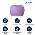 thumbnail image 4 of Small Lavender Dot Kids Bean Bag Chair, 4 of 9