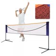 thumbnail image 2 of axGear Filet de Badminton Portable Ensemble Tennis Volleyball Entraînement Hauteur Ajustable avec Sac, 2 of 8