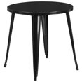 thumbnail image 1 of 30'' Round Black Metal Indoor-Outdoor Table, 1 of 3