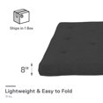 thumbnail image 3 of DHP Kali 8" Thermobonded High Density Polyester Fill Futon Mattress, Full Size, 3 of 6