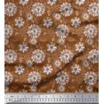 thumbnail image 1 of Soimoi Poly Georgette Fabric Artistic Floral Decor Fabric Printed Yard 42 Inch Wide, 1 of 3