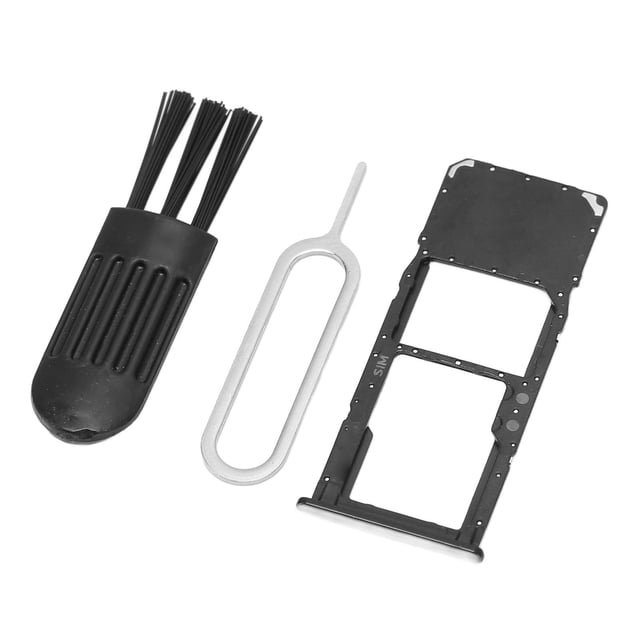 SIM Card Tray, Perfect Fit SIM Card Slot Tray Holder Replacement Plastic For Mobile Phones Black