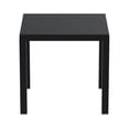 thumbnail image 2 of Ares Resin Square Dining Table Black 31 inch, 2 of 3