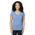 thumbnail image 1 of T-Shirt à Manches Courtes Col en V pour Femmes - ROYAL HEATHER - S, 1 of 3