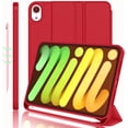 thumbnail image 1 of [PST] iPad Mini 6 6th Gen. / Mini 7 7th Gen. Smart Case Cover, Slim Magnetic Smart Cover Stand Case & Pencil Holder, 1 of 4