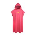 thumbnail image 1 of ZheElen Fiber Quick Drying Surfing Poncho Lightweight With Protection Fashionable Style For Adults lotus red, 1 of 6