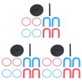 thumbnail image 3 of Shisuyan 3 Set Educational Horseshoe Circular Throwing Rings Multi-function Plastic Ring Toss Game Supplies Kids Intellectual Toys for Home Kidergarden, 3 of 9