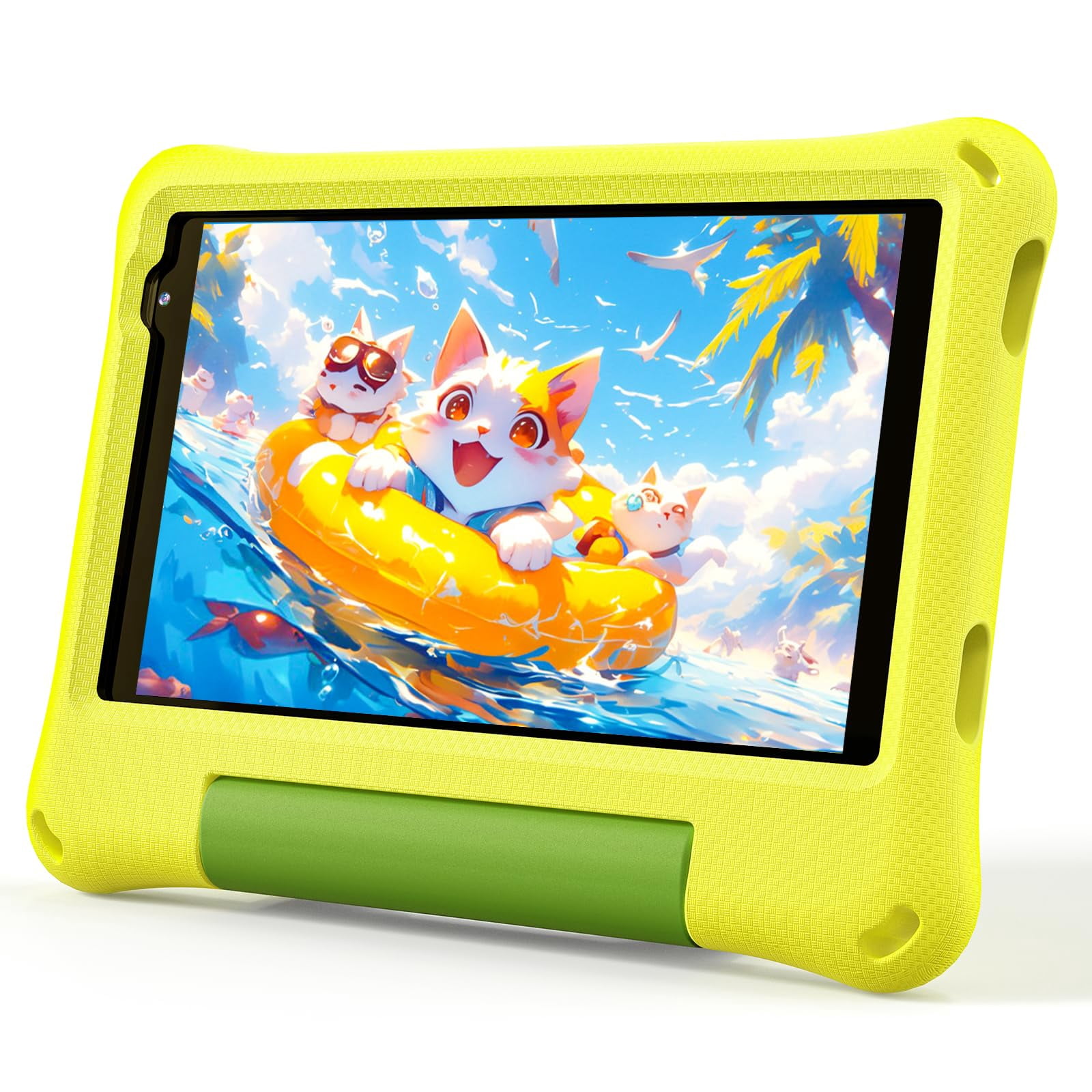 CALLSKY-NOTE Android 14 Kids Tablet 8 Inch Tablet for Kids Octa-Core 8GB+64GB Toddler Tablet with EVA Case Child Learning Tablet with YouTube, WiFi 6, Pare