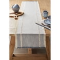 thumbnail image 4 of Chemin de table à franges gris Better Homes & Gardens - 14 x 90" - Gris - 100 % coton, 4 of 6
