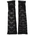 thumbnail image 1 of Arm Gloves Lace Long Protective Fingerless Arm Sleeves Arm Covers with Thumbhole, 1 of 4