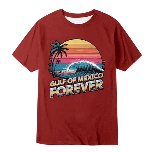 Of Mexico Forever Mens T Shirt Casual Comfortable Tee for Everyday Wear and Outdoor Activities