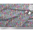 thumbnail image 2 of Soimoi Poly Georgette Fabric Coral,Starfish & Turtle Ocean Fabric Prints by Yard 52 Inch Wide, 2 of 3