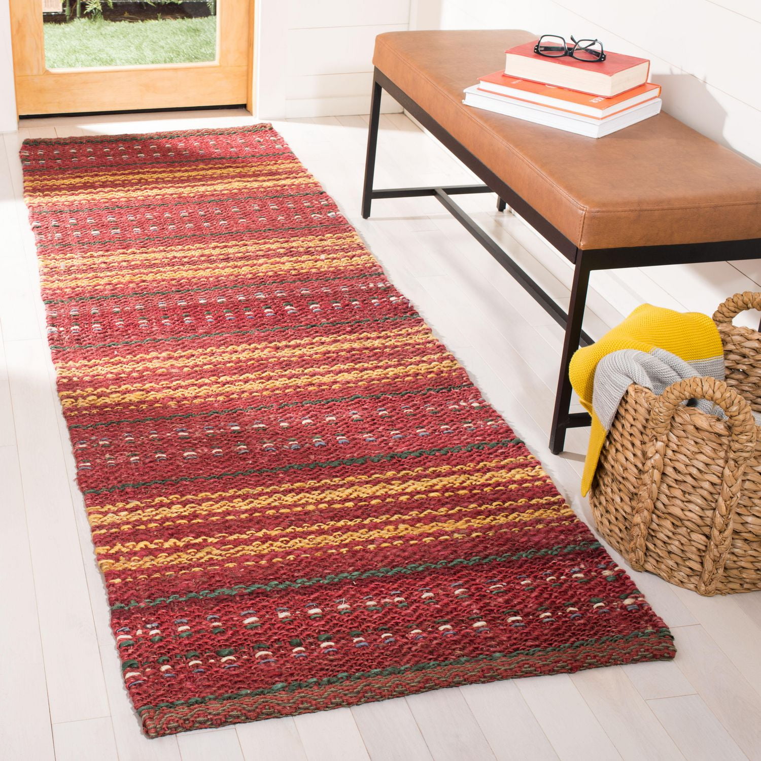 Safavieh Natural Fiber Ombre Striped Area Rug