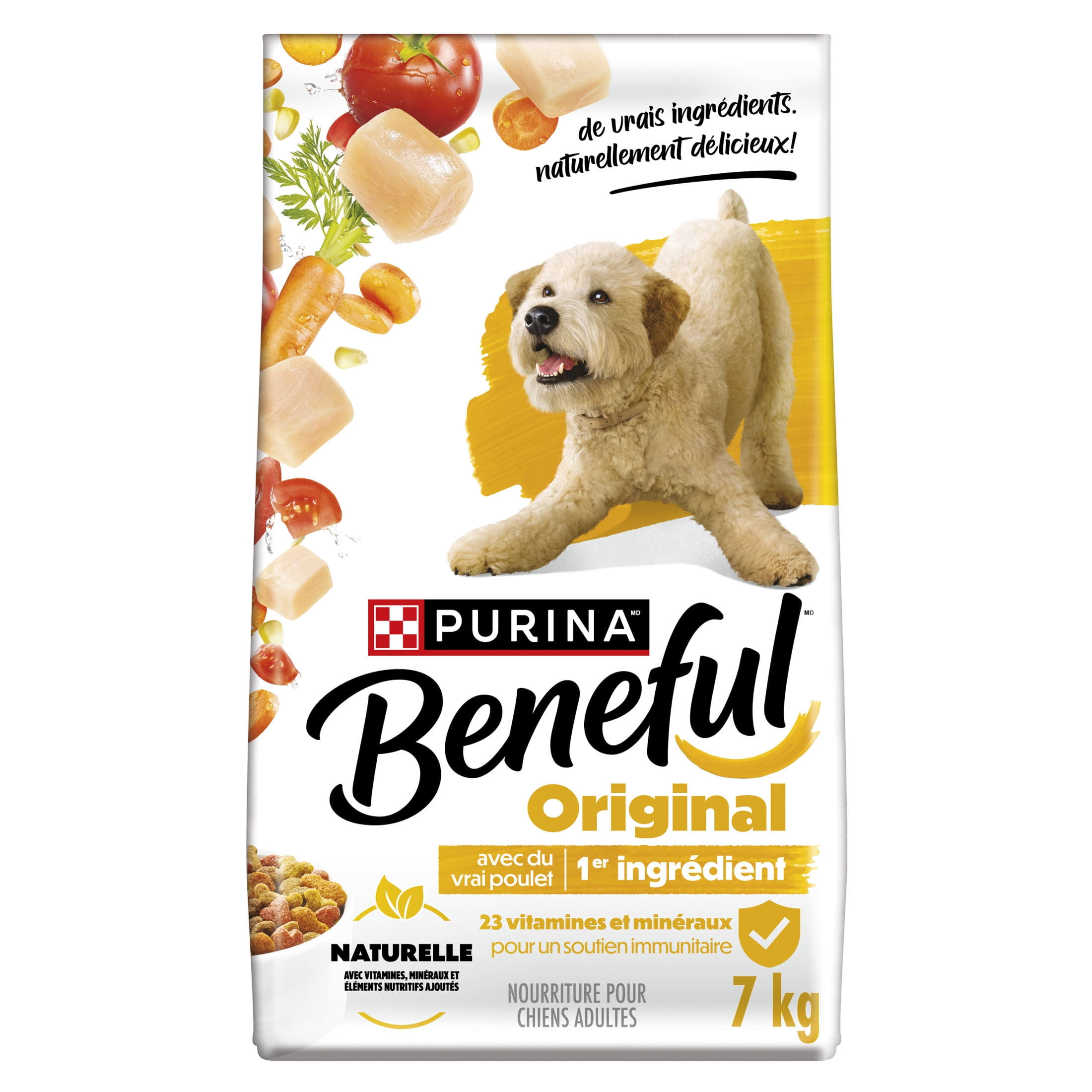 Beneful Originaux avec du Vrai Poulet, Nourriture Sèche pour Chiens 7kg