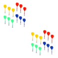 thumbnail image 2 of Youkk 12 Pieces/Set Professional Magnetic Darts Flat Head Lightweight Reusable Practical Safety Replacement Darts Gift 2Set, 2 of 6