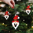 thumbnail image 4 of LSLJS Christmas Ornaments Christmas Acrylic Hanging Decorations - Set of 26 Alphabet Letters with Santa Claus Design for Holiday Ornaments and DIY Crafts Christmas Hanging Decorations, 4 of 6