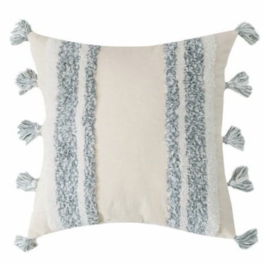 Throw Pillow Cover Decorative Sofa Pillowcase Boho Decorative Throw Pillow Cover Handmade Tassel Cushion Case for Couch Bedroom Car, Type 1