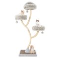 thumbnail image 1 of Costway Cat Tree Tower 70" Multi-Level Kitten Activity Center with 3 Perches & Balls Gray, 1 of 8