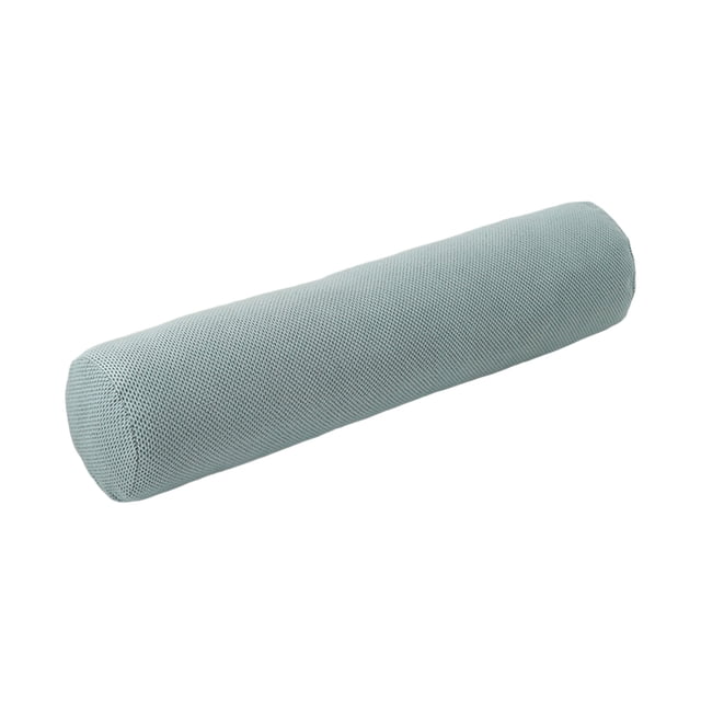 HHBEAUTY Round Pillow, Cervical Neck Roll Memory Pillow, Bolster Pillow, Round Neck Support for Sleeping | Bolster for Bed, Legs, Back and Yoga, Removable And Washable, Blue