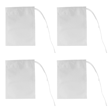 800 Pcs Disposable Tea Filter Bags Empty Cotton Drawstring Seal Filter Tea Bags for Loose Leaf Teal(3.54 x 2.75 Inch)