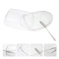thumbnail image 3 of Butter Dish Plastic Butter Storage Box Butter Container Fruit Dessert Plate, 3 of 6