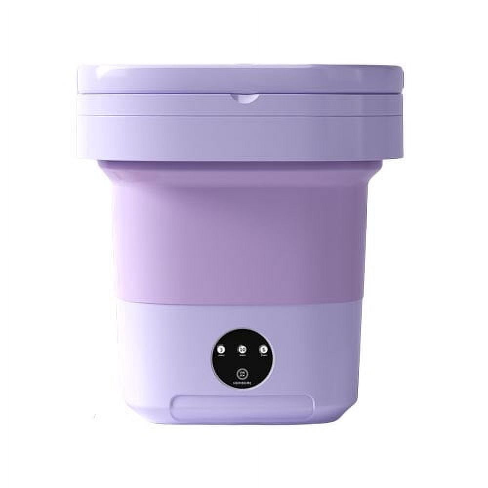 TopLLC Mini Washing Machine Foldable Bucket Type Laundry Clothes Washer Cleaner Travel