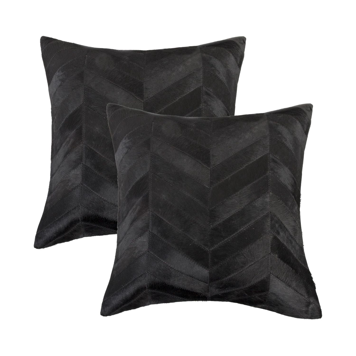 TORINO CHEVRON COWHIDE PILLOW 18"X18" 2-PACK
