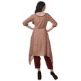 thumbnail image 4 of Moomaya Ensemble Tunique Indienne Haut et Pantalon Manches 3/4 Imprimé Kurta Kurti de Designer pour Femmes, 4 of 6