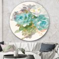 thumbnail image 2 of Designart 'Multicolor French Bouquet II' Traditional Metal Circle Wall Art - Disc of 36, 2 of 5