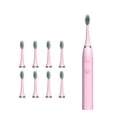 thumbnail image 2 of Electric Sonic Toothbrush with 8 Replacement Brushes Waterproof Electric Toothbrush with Soft High Density Bristles, 2 of 9