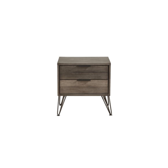Topline Home Furnishing Greyish Tone Night Stand