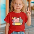 thumbnail image 2 of Grands Garçons de la Rentrée T-Shirts Graphiques Enfants T-Shirt à Manches Courtes Doux Chemise Décontractée Vêtements Tendance Rouge Taille 8-9T, 2 of 5
