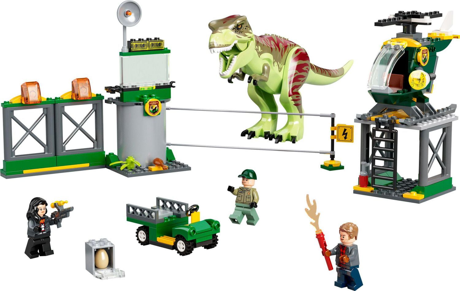 LEGO Jurassic World T. rex Dinosaur Breakout 76944 Ensamble de construction (140 pièces)