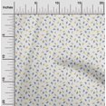 thumbnail image 2 of oneOone Velvet White Fabric Floral Craft Projects Decor Fabric Printed By The Yard 58 Inch Wide, 2 of 5