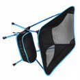 thumbnail image 2 of Chair Outdoor Folding Beach Chair Portable Mesh Back Aluminum Alloy Rack Camping Chair for Fishing, 2 of 8