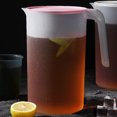 thumbnail image 4 of Miangastore Pichet de Boisson en Plastique 1 Pce 2500 ml Résistant à la Chaleur Pichet d'Eau Froide Pichet à Jus avec Poignée (Rose), 4 of 8