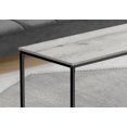 thumbnail image 2 of Monarch Specialties Coffee Table, Accent, Cocktail, Rectangular, Living Room, 40"l, Metal, Laminate, Grey, Black, Contemporary, Modern, 2 of 4