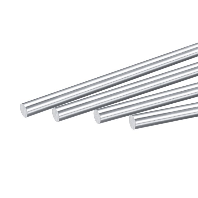 Unique Bargains 8mm Diameter 200mm Length Carbon Steel Rod Hard Shaft Solid Round Rod 4pack