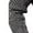 Grey, variant on Blekii Men's Chunky Knit Cardigan Stand Collar Wool Blend Thick Textured Xl