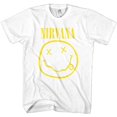 thumbnail image 1 of Nirvana Unisex T-Shirt Yellow Happy Face, 1 of 3