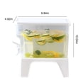 thumbnail image 3 of Large Capacity Cold Beverage Dispenser with Faucet for Refrigerator - Fruit Tea and Lemonade Pitcher with Top and Spigot, 3 of 8