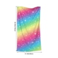 thumbnail image 4 of Multicolor Polyester Microfiber Beach Towel - Super Absorbent, Lightweight & Quick Dry, 70x140cm/80x160cm for Outdoor, Pool, Travel, Picnic - Eye-Catching Design, Machine Washable, 4 of 9