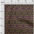 thumbnail image 1 of oneOone Polyester Lycra Fabric Leaves & Floral Block Print Fabric BTY 56 Inch Wide, 1 of 4