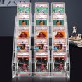 thumbnail image 2 of Trading Card Display Stand, PSA Card Display Acrylic Shelf, Easy Clip-On Design 5-Tier, 2 of 7